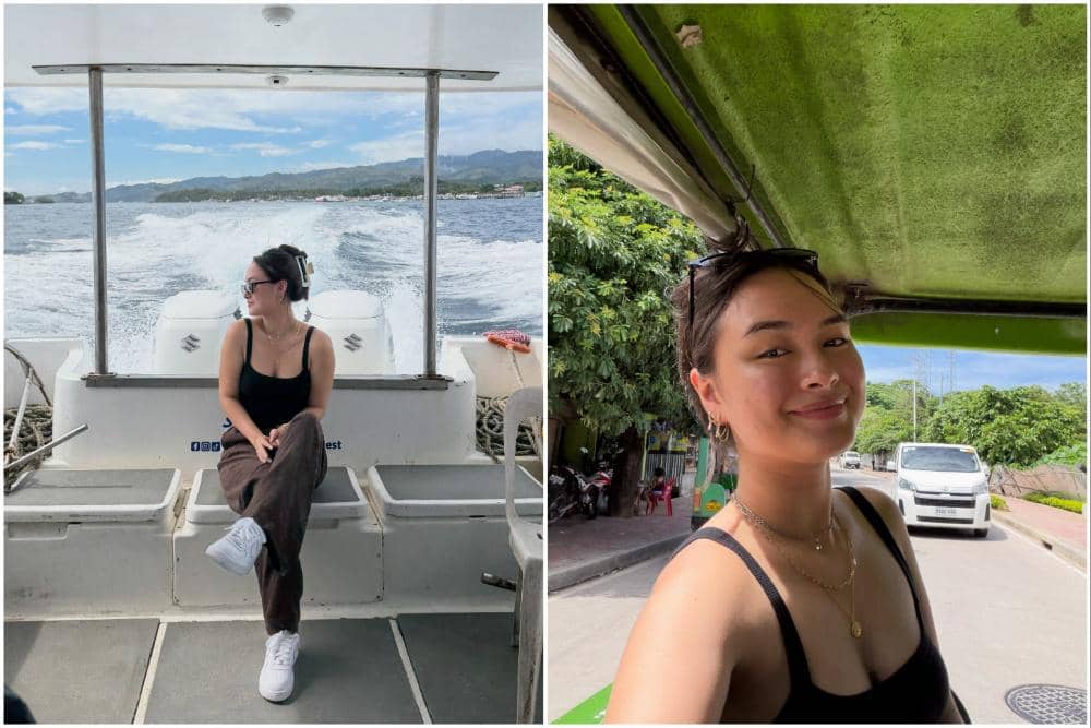 10 Potret Caitlin Halderman Liburan di Filipina, Enjoy Naik Speedboat!