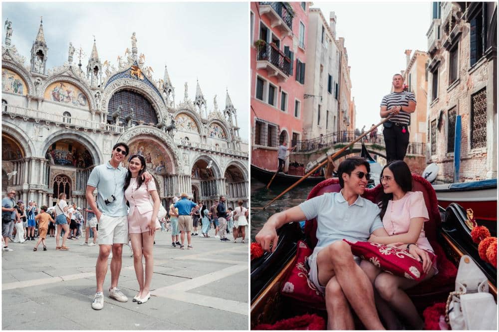 10 Potret El Rumi dan Syifa Hadju saat Honeymoon di Venesia, Italia!