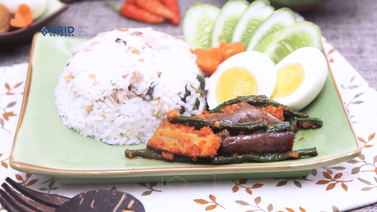 Nasi bekepor khas Kutai.