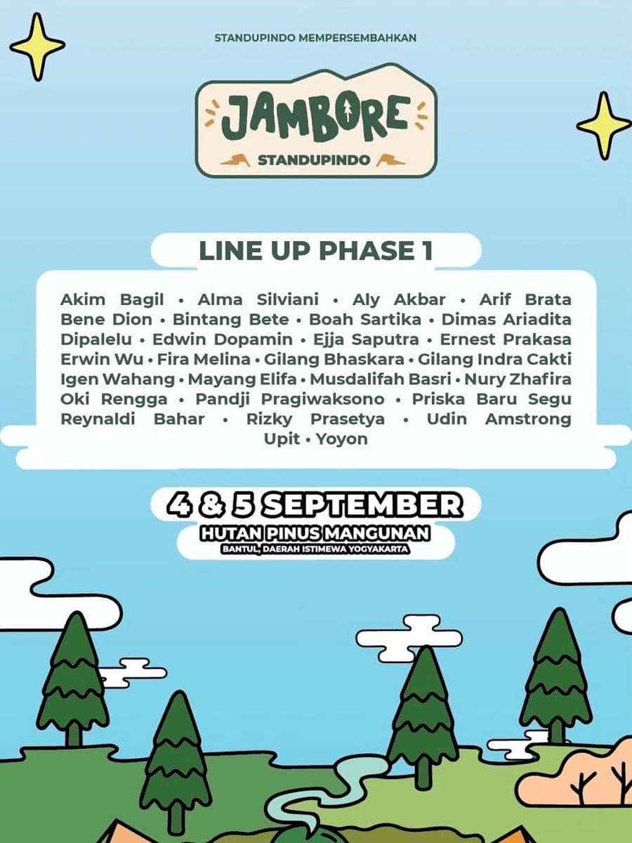 poster acara Jambore Stand Up Indonesia