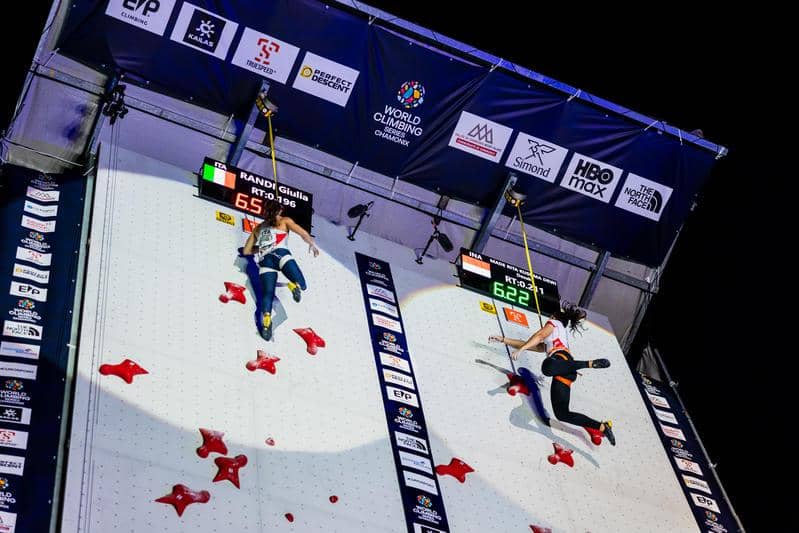 Desak Made Rita Kusuma Dewi meraih emas di World Climbing Series Chamonix (dok. World Climbig/Jan Virt)