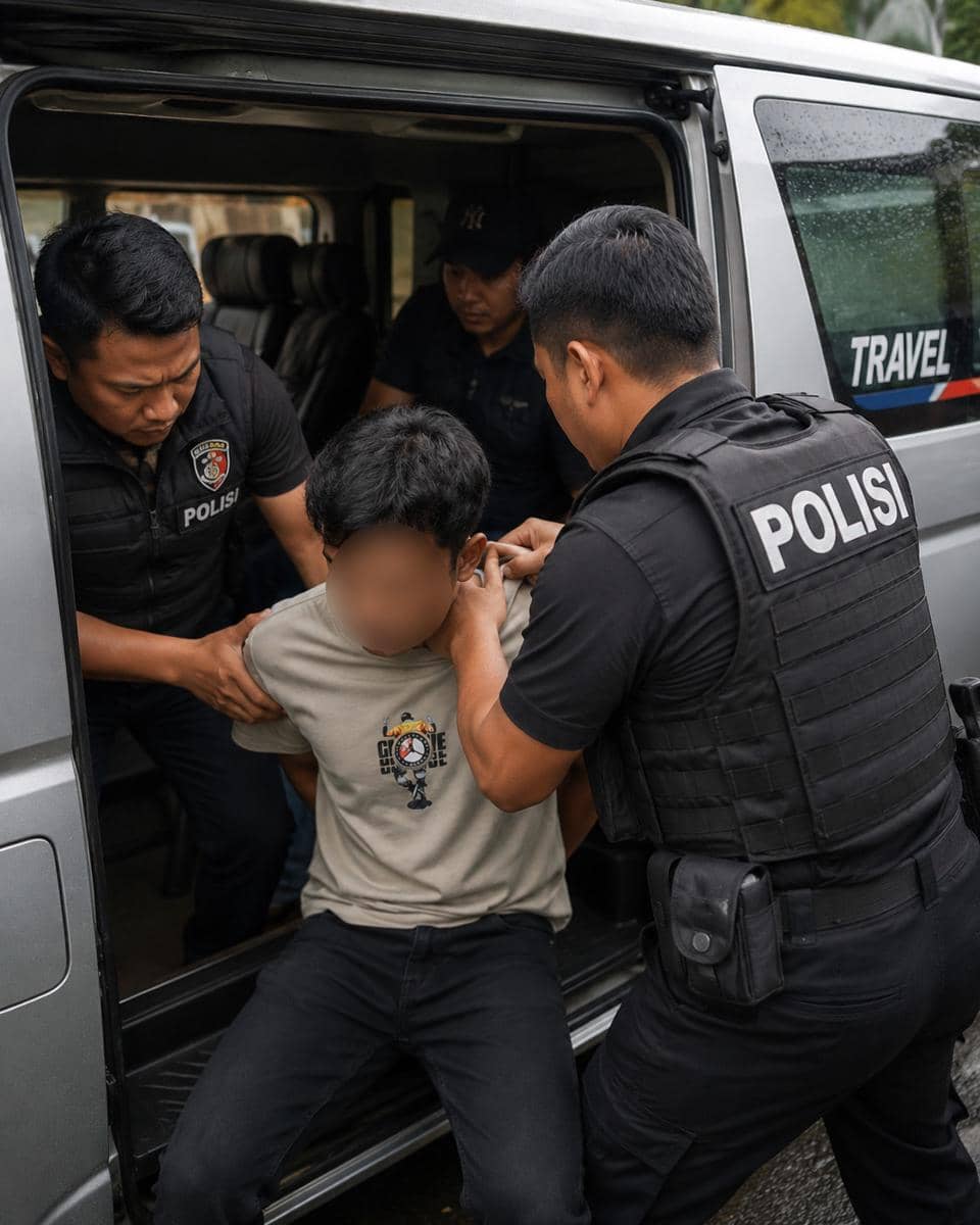 Tiga Hari Diburu, Pembacok Ojol Viral di Medsos Ditangkap di Sumsel