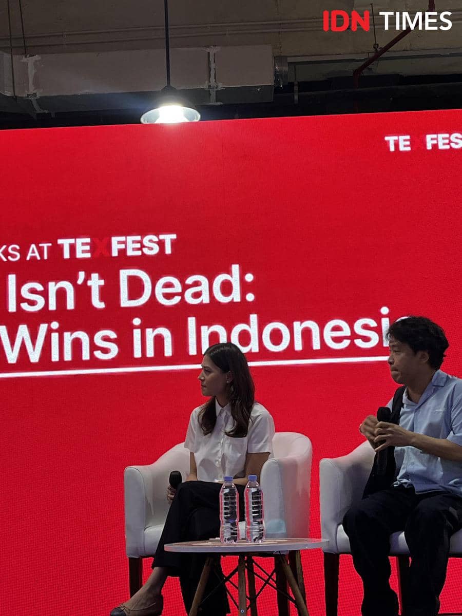 Talkshow di ajang Textile Festival bertajuk Fashion Isn't Dead: Why Retail Still Wins in Indonesia pada Sabtu (11/7/2026) di Nirmana Falateh