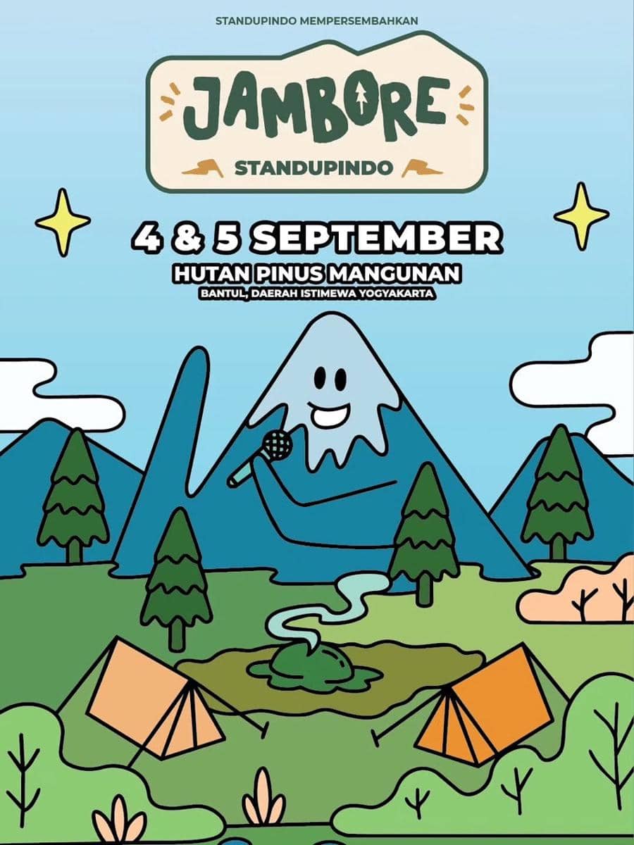 poster acara Jambore Stand Up Indonesia