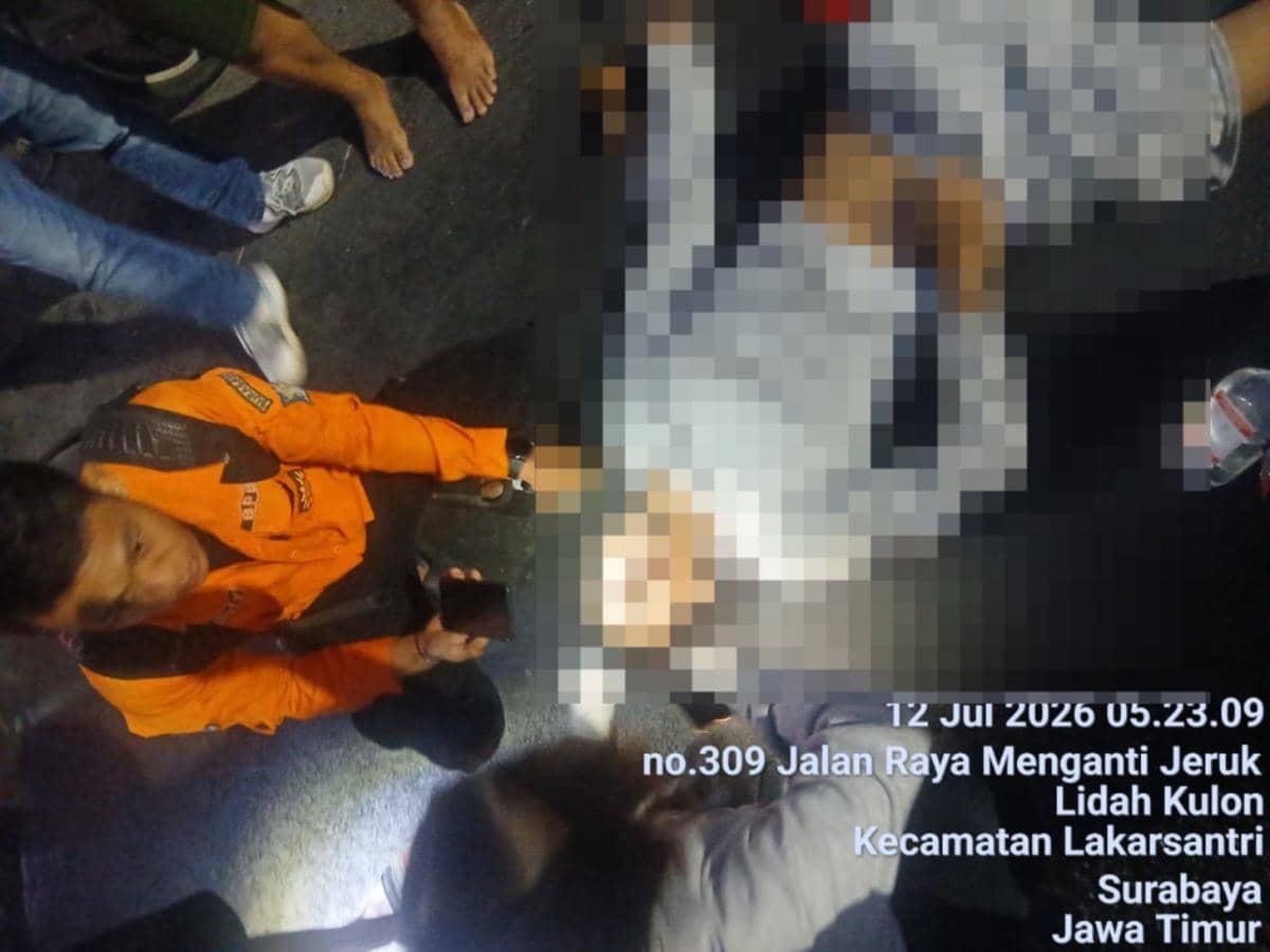 Mahasiswa 19 Tahun Tewas Bersimbah Darah di Lidah Kulon Surabaya