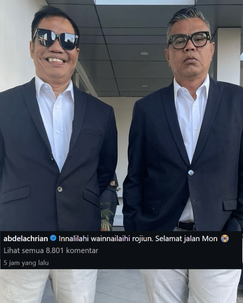 Ungkapan dukacita dari kalangan artis untuk Temon (instagram.com/abdelachrian)