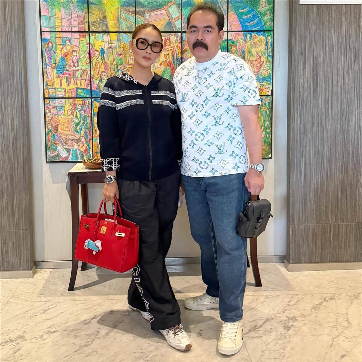 OOTD Couple ala Inul dan Adam Suseno (instagram.com/inul.d)