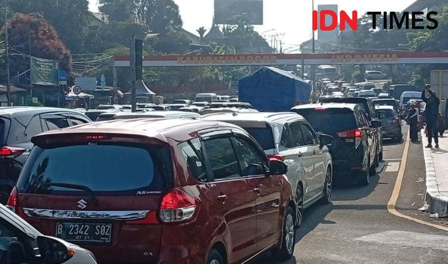 Akhir Libur Sekolah, 42 Ribu Kendaraan Padati Jalur Puncak Bogor