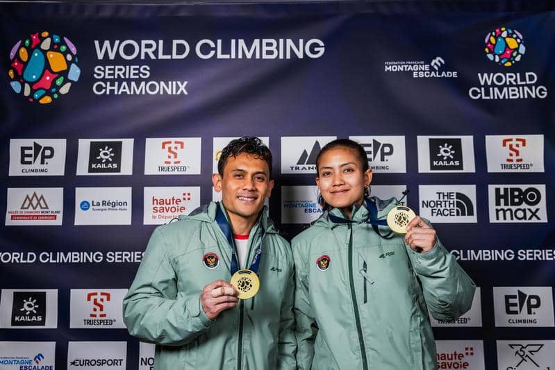 Veddriq dan Desak Kawinkan Gelar di World Climbing Series Chamonix 2026