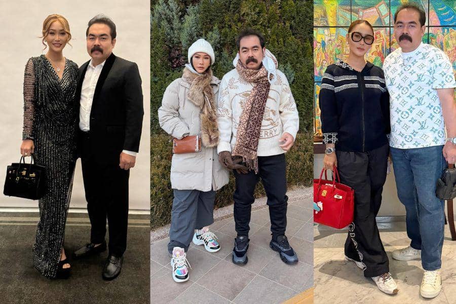 OOTD Couple ala Inul Daratista dan Adam Suseno, Selalu Kompak!