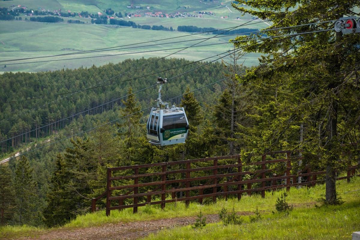 Ilustrasi cable car