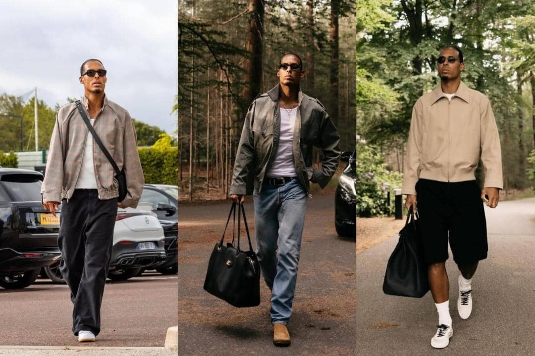 9 Inspirasi OOTD Pria ala Virgil van Dijk, Bek Liverpool yang Stylish