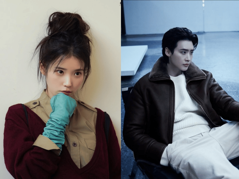 Potret IU dan Lee Jong Suk
