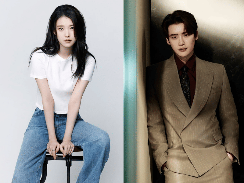 Potret IU dan Lee Jong Suk