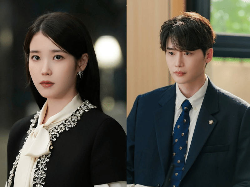 Potret IU dan Lee Jong Suk