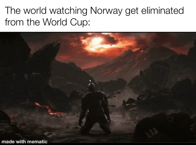 8 Meme Reaksi Warganet Norwegia Pulang dari Piala Dunia 2026