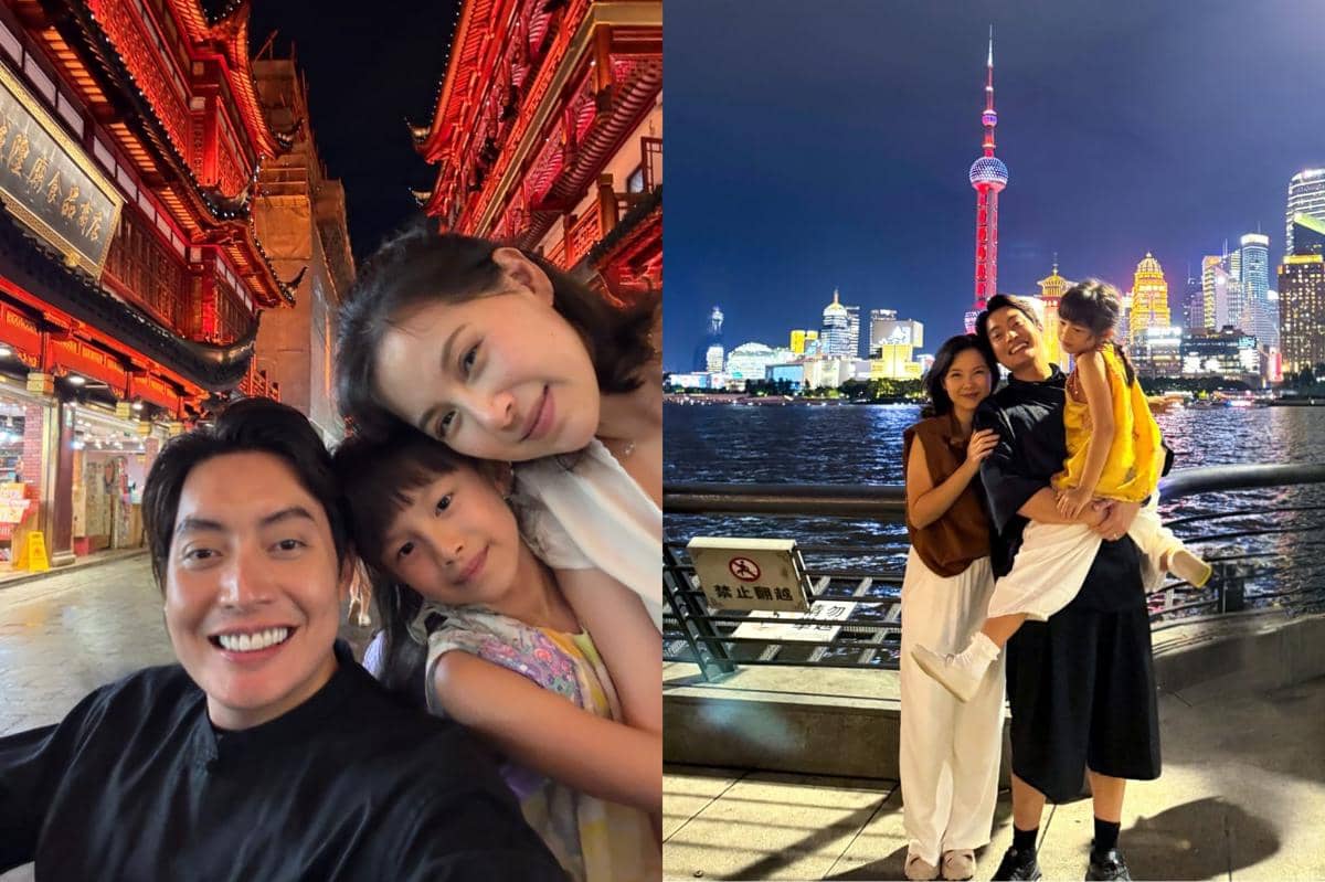 7 Potret Liburan Seru Keluarga Edric Tjandra ke Shanghai