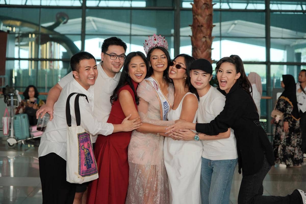 potret keberangkatan Agnes Rahajeng ke ajang Miss Supranational 2026