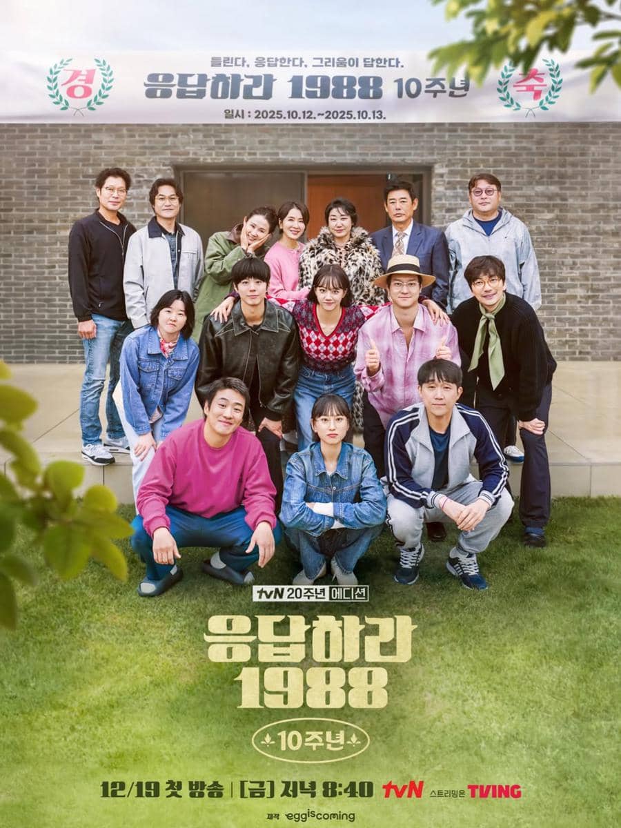 poster variety show Reply 1988 10th Anniversary