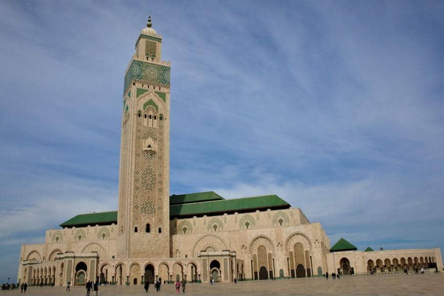 ilustrasi Hassan II Mosque di Maroko