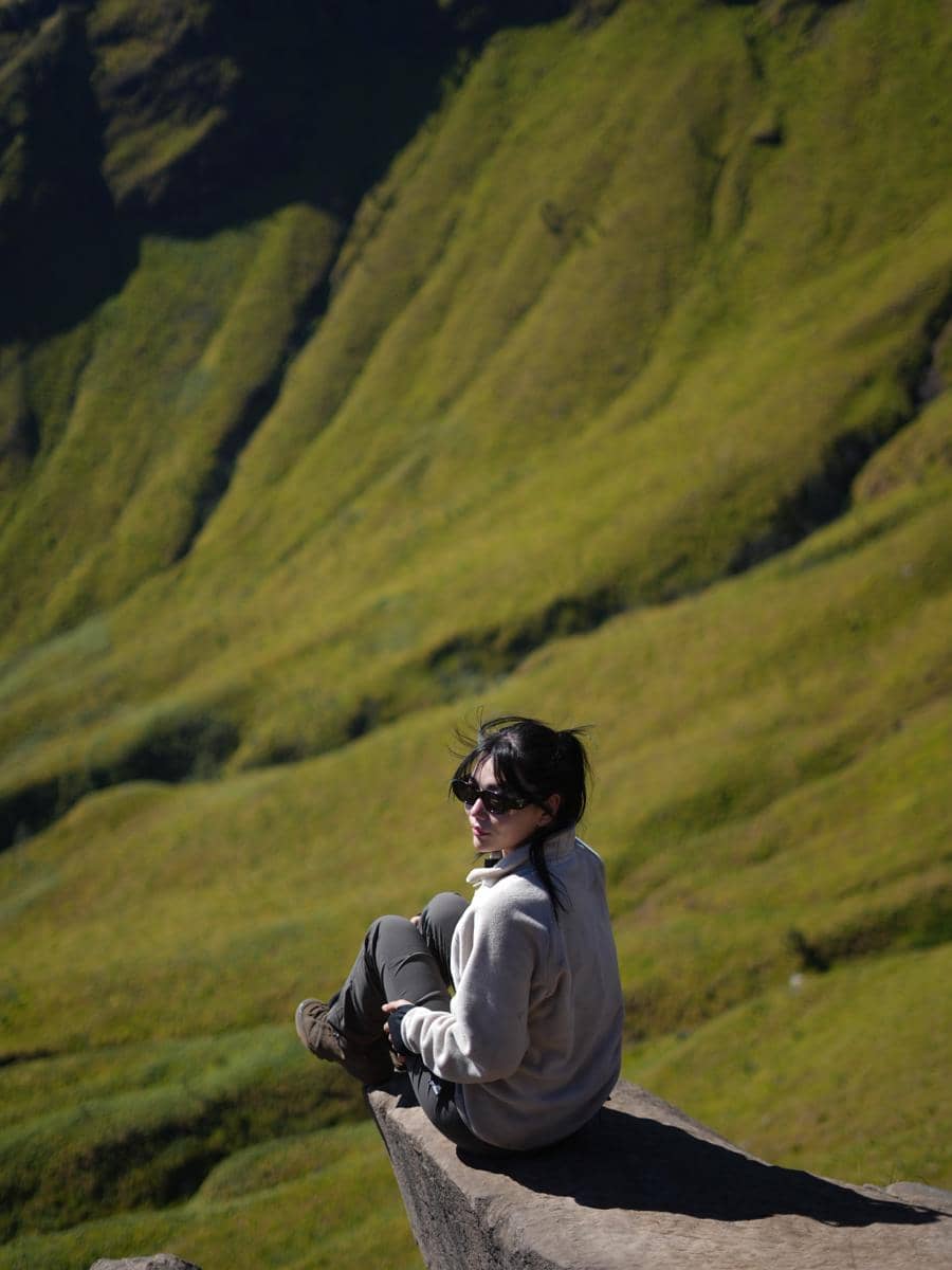 Wendy Walters mendaki Gunung Merbabu