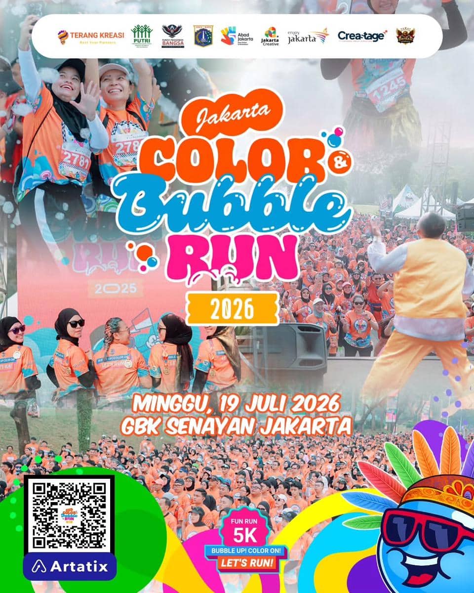 poster Color Bubble Run 2026