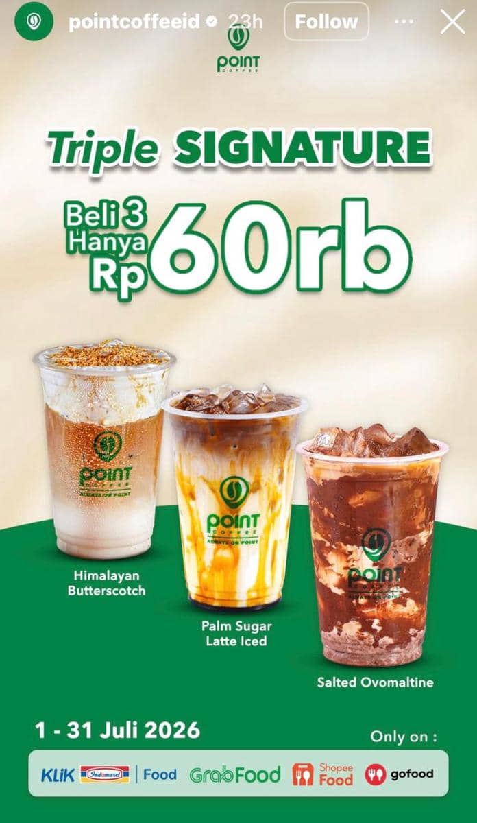 Promo Point Coffee Juli 2026