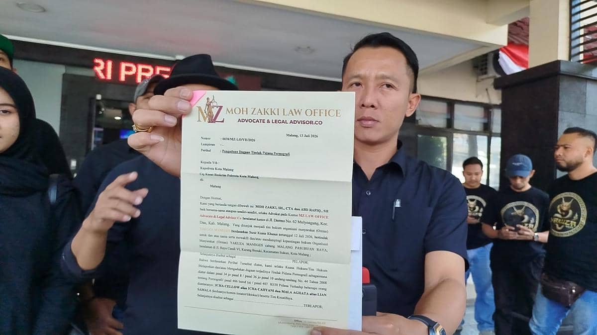 Icha Cellow dan Mala Agtha Dilaporkan ke Polresta Malang Kota