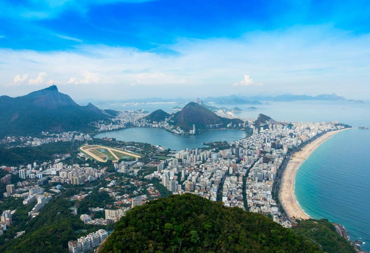 Potret pemandangan di Brasil 