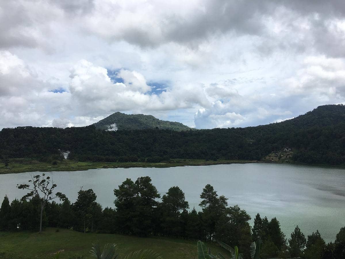 Potret Danau Linow, Sulawesi Utara