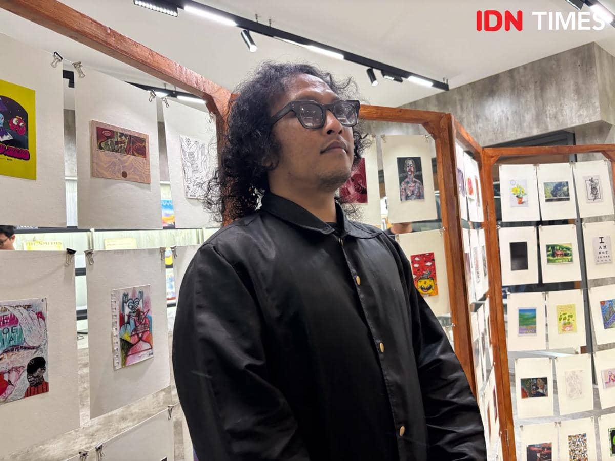 Creative Director Kavach sekaligus Kurator Pameran, Antino Restu. 