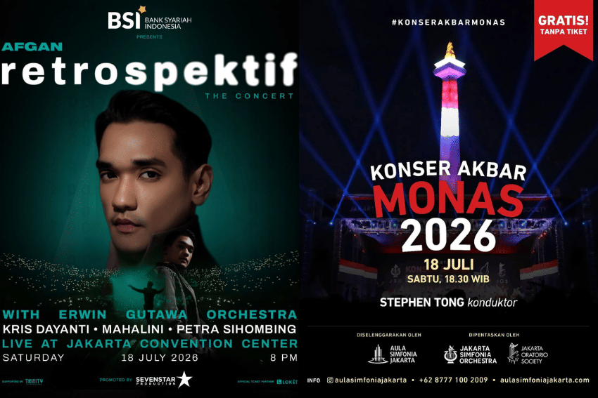 Daftar Acara Weekend 18-19 Juli 2026 di Jakarta, Ada Konser Akbar Monas