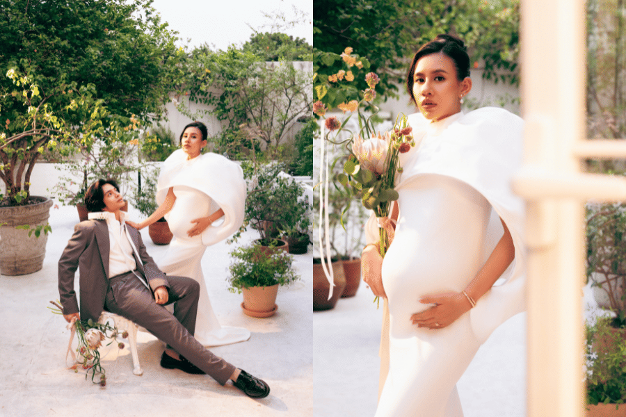 8 Ide Maternity Shoot Konsep Lukisan Artistik ala Shenina Cinnamon