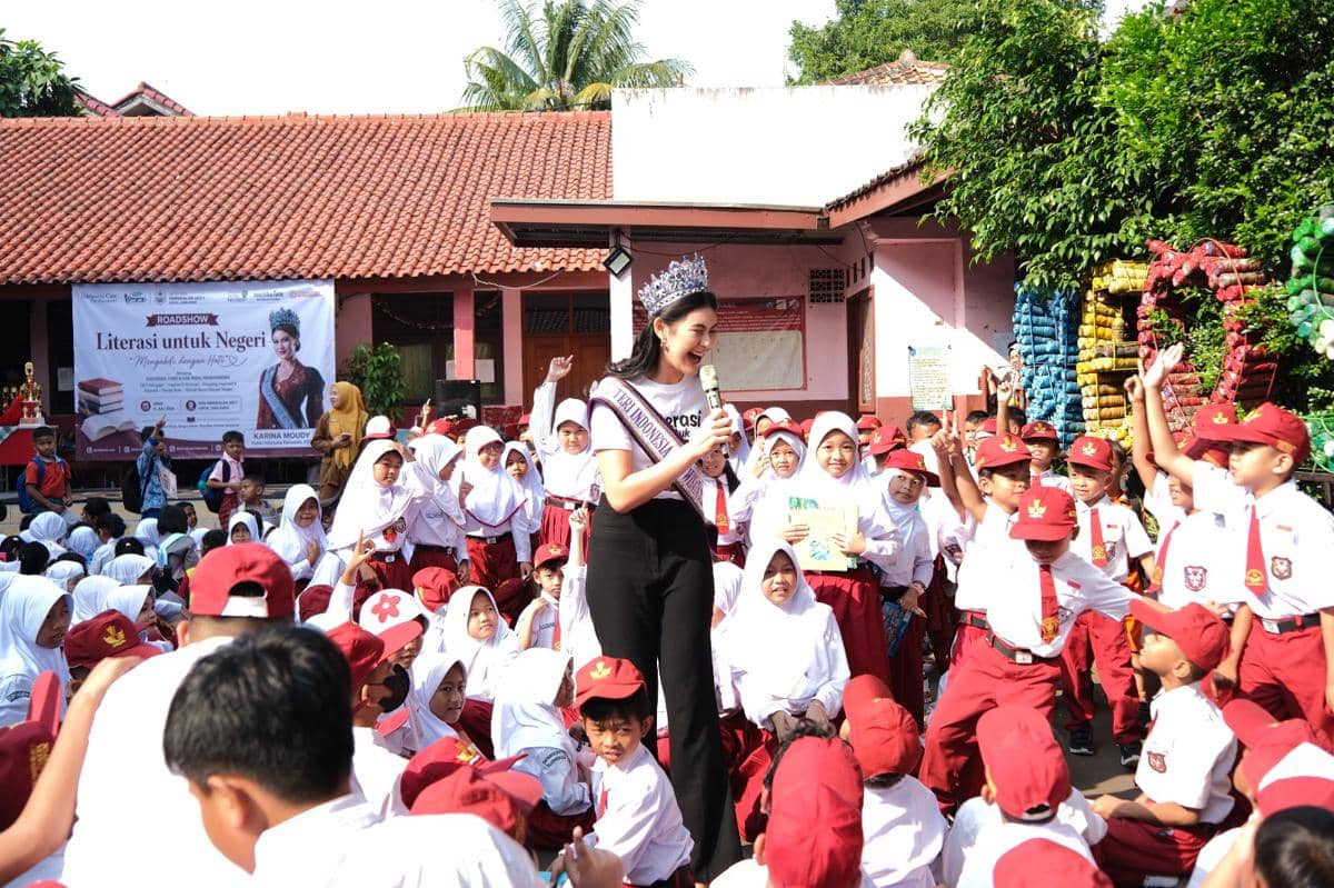 Potret Puteri Indonesia Pariwisata 2026 di Roadshow Literasi