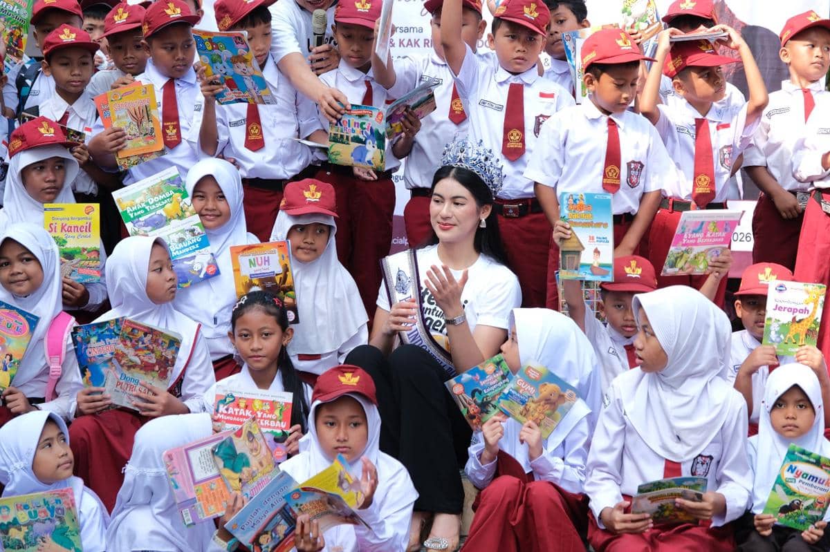 Potret Puteri Indonesia Pariwisata 2026 di Roadshow Literasi