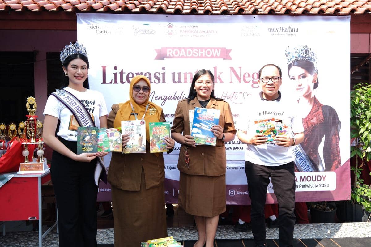 Potret Puteri Indonesia Pariwisata 2026 di Roadshow Literasi