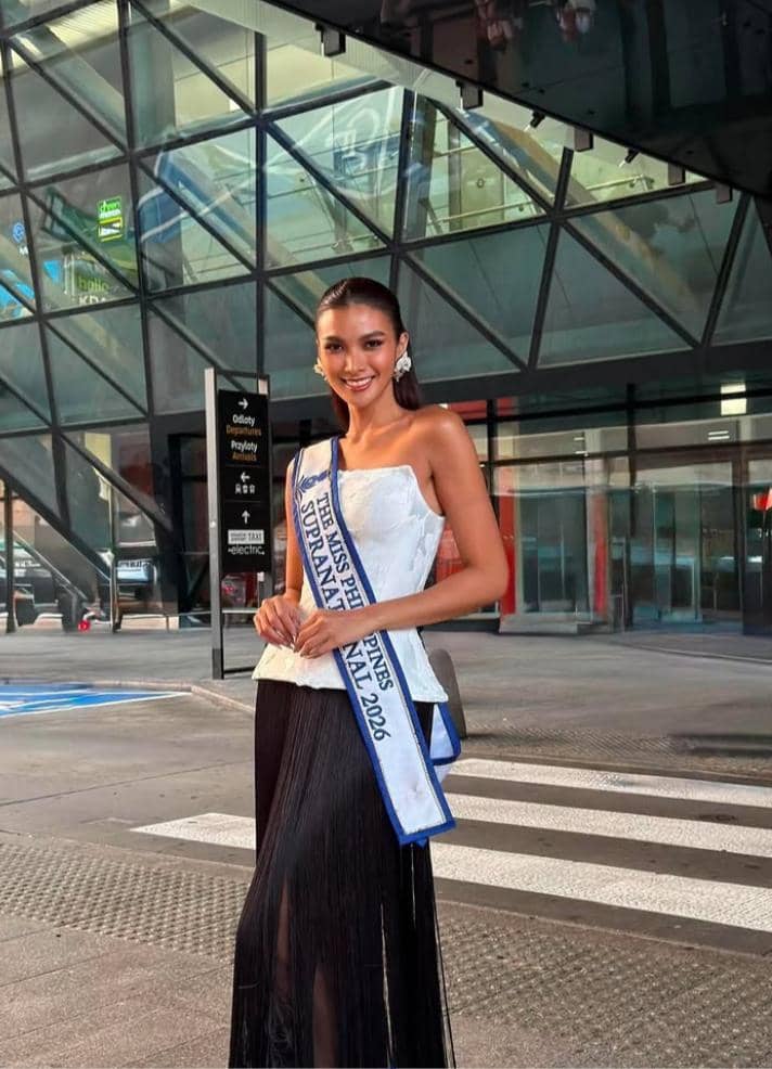 Potret arrival look finalis miss supranational 2026