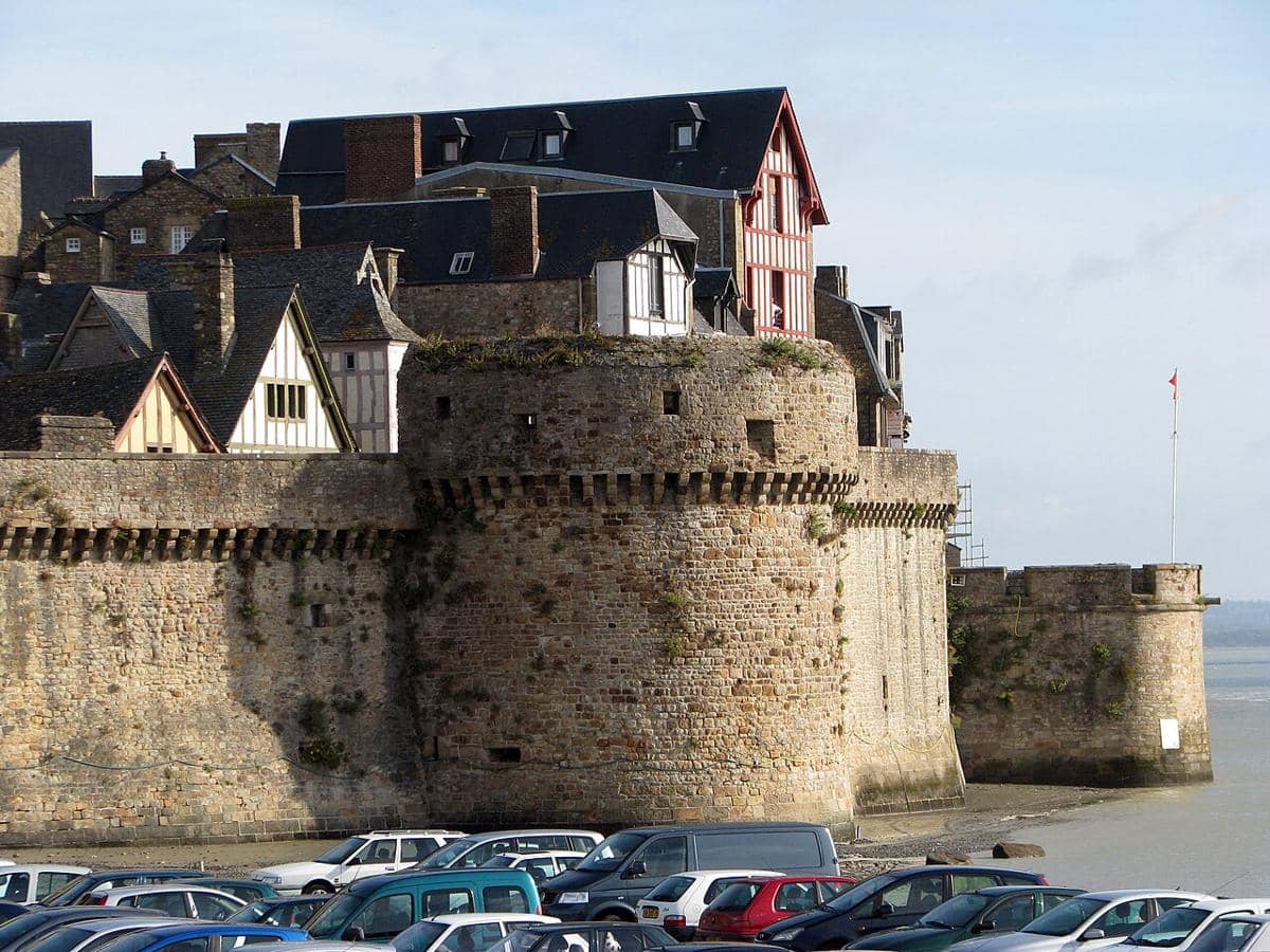 potret kawasan Mont-Saint-Michel