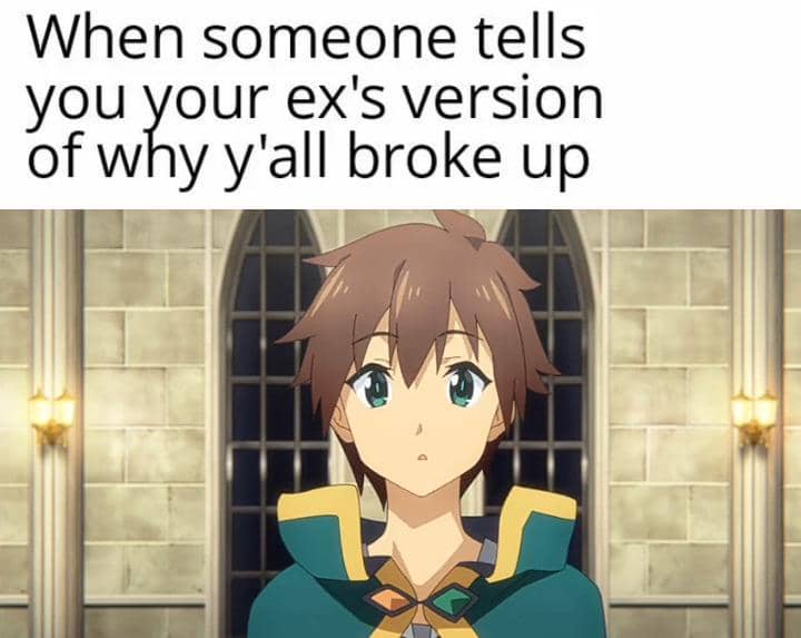 meme anime tentang mantan