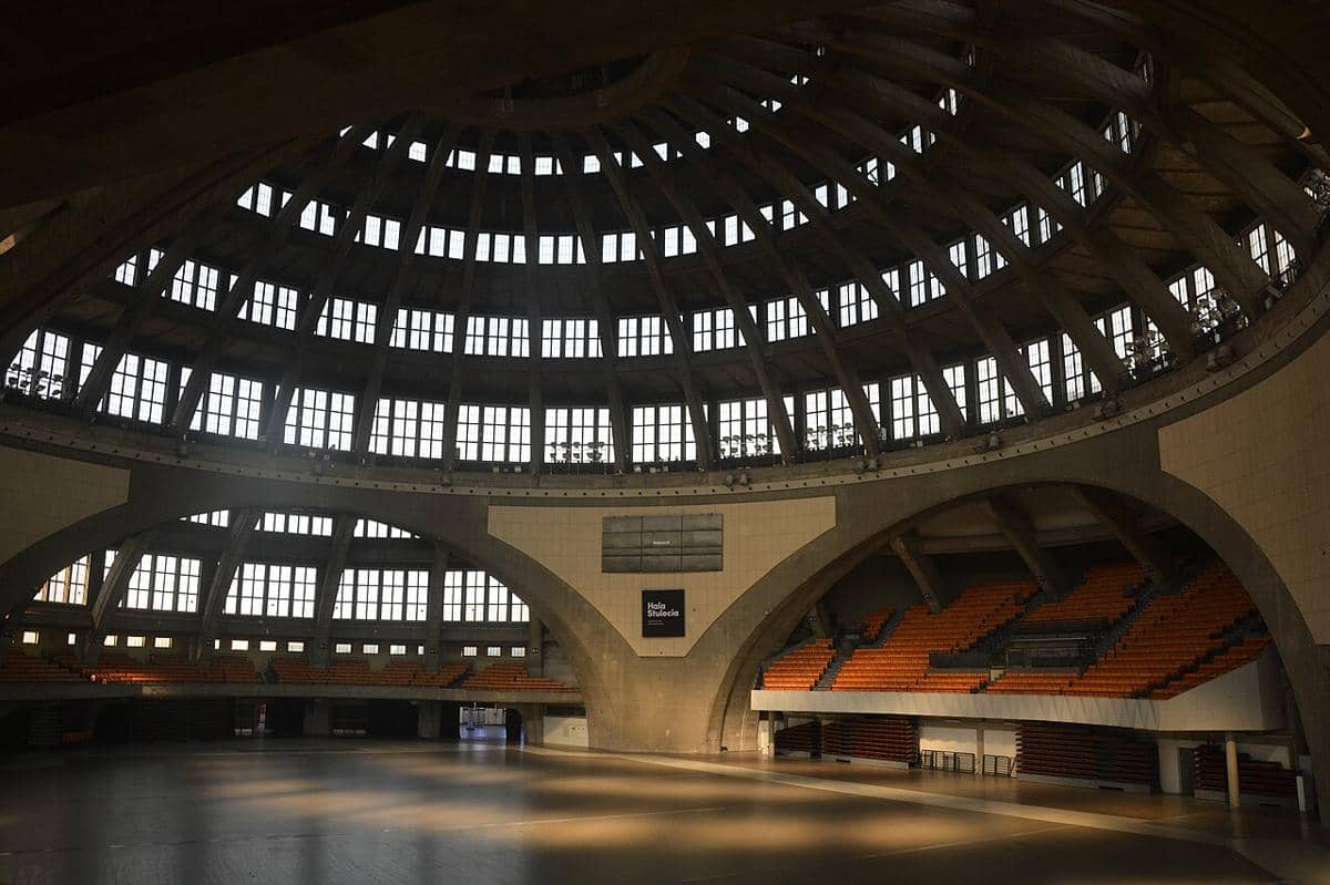 Interior Centennial Hall.