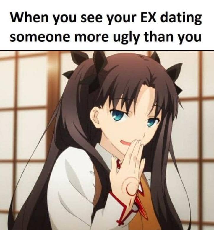 meme anime tentang mantan