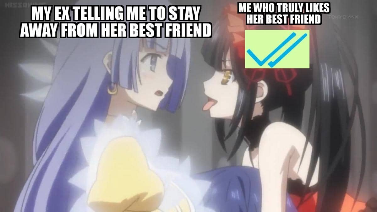 meme anime tentang mantan