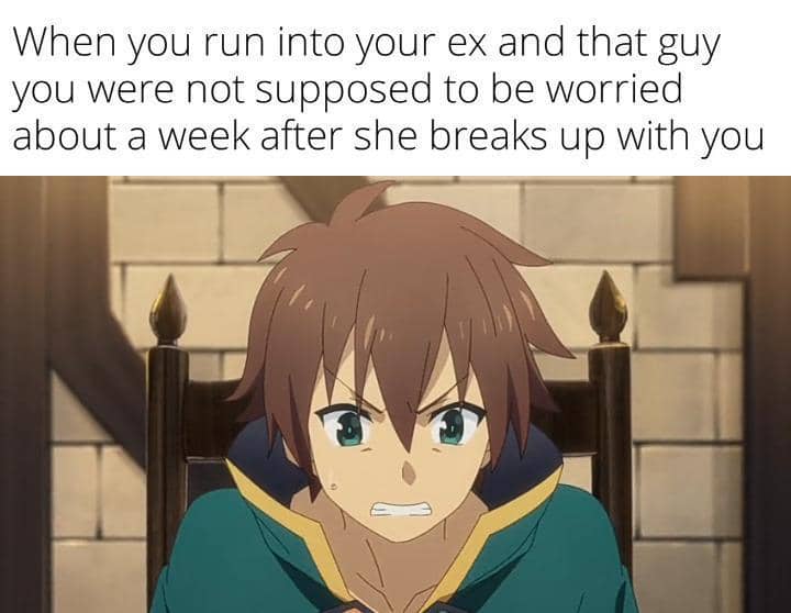 meme anime tentang mantan
