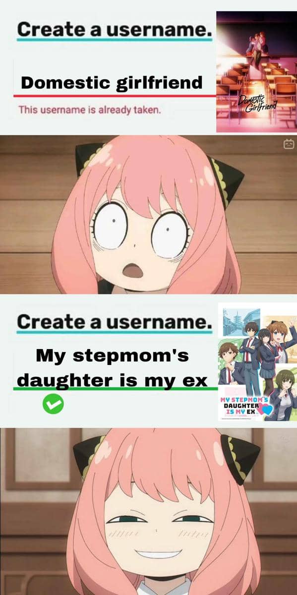meme anime tentang mantan