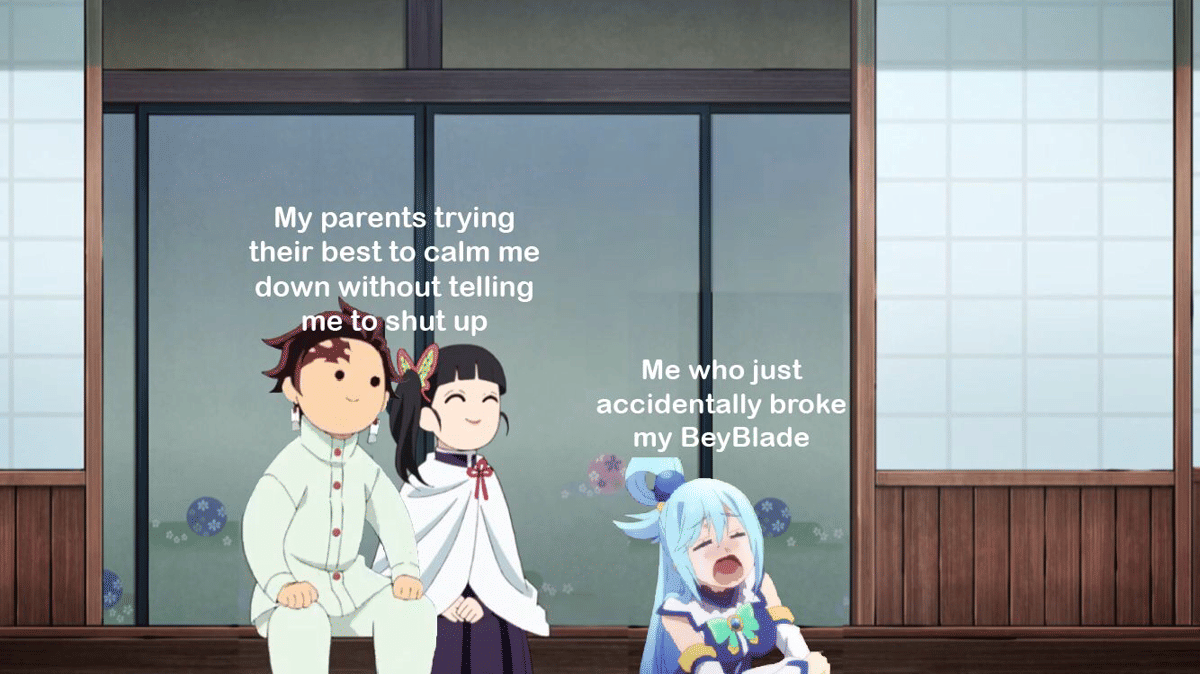 meme anime tentang momen gak sengaja