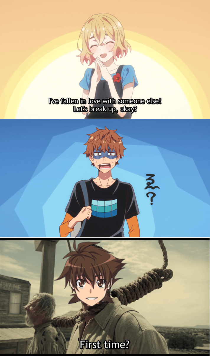 meme anime tentang mantan