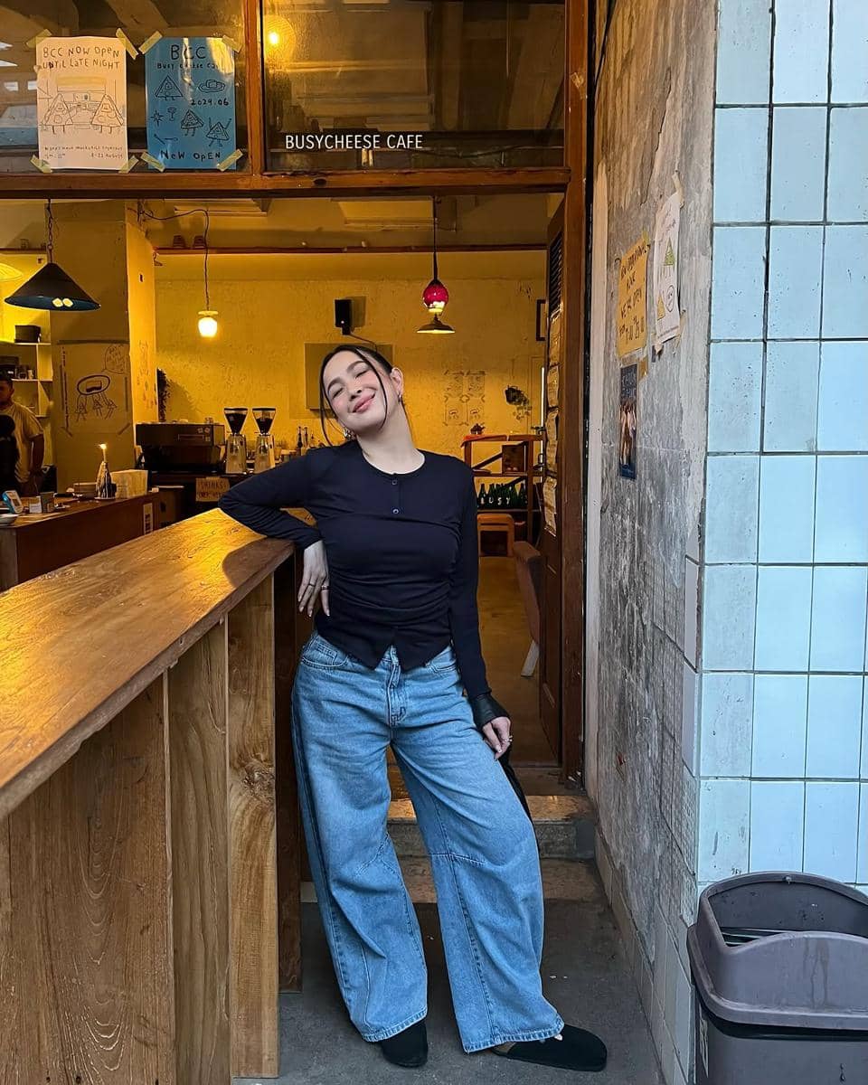 ide outfit casual chic ala Agatha Pricilla