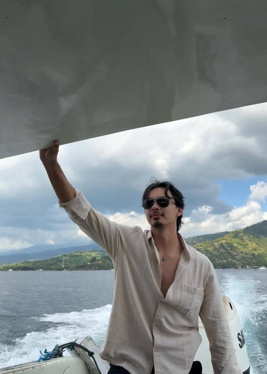 Fattah Syach liburan di Lombok (instagram.com/fattsyach)