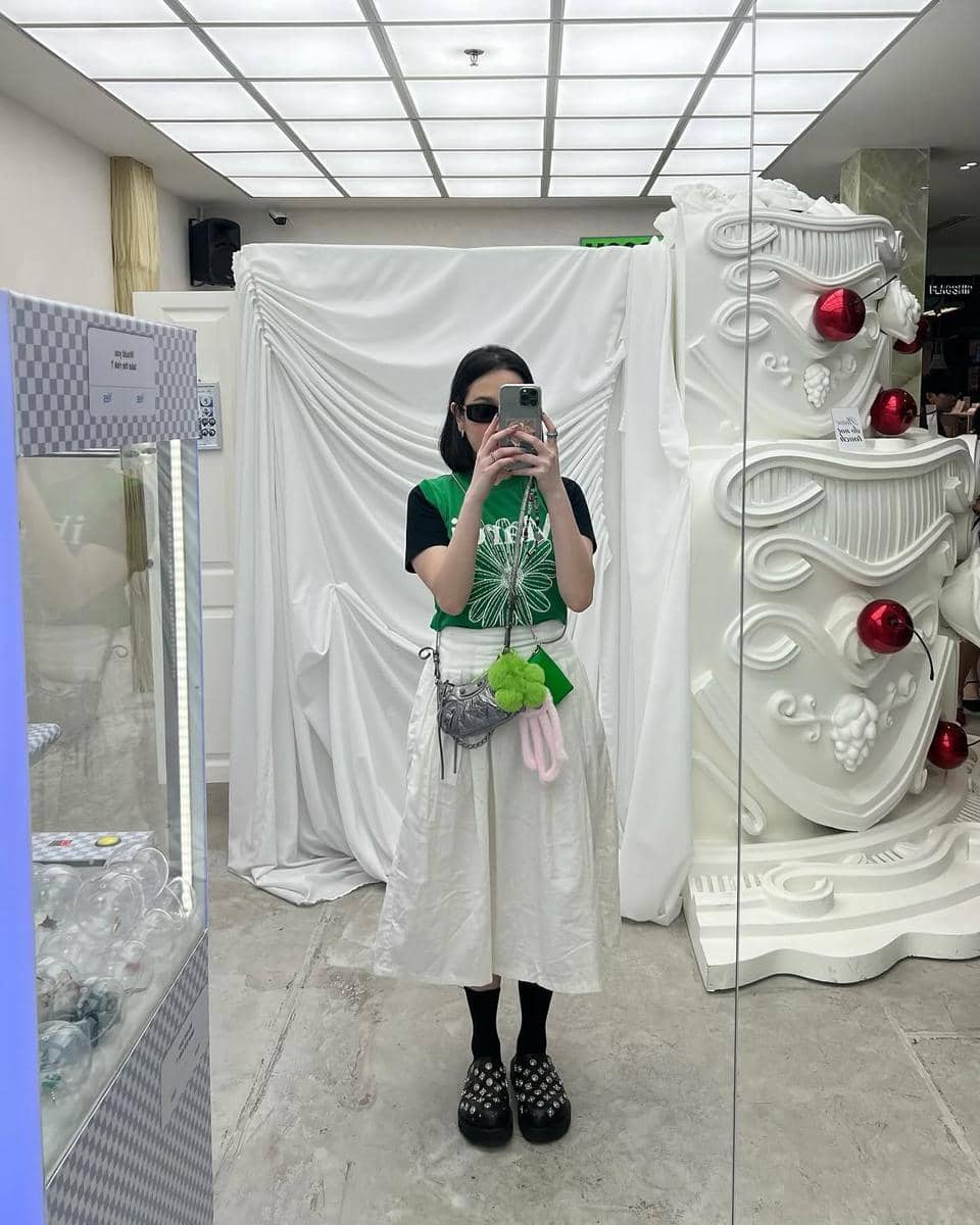 ide outfit casual chic ala Agatha Pricilla