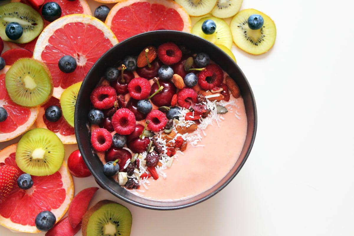 ilustrasi menu Brazil acai bowl